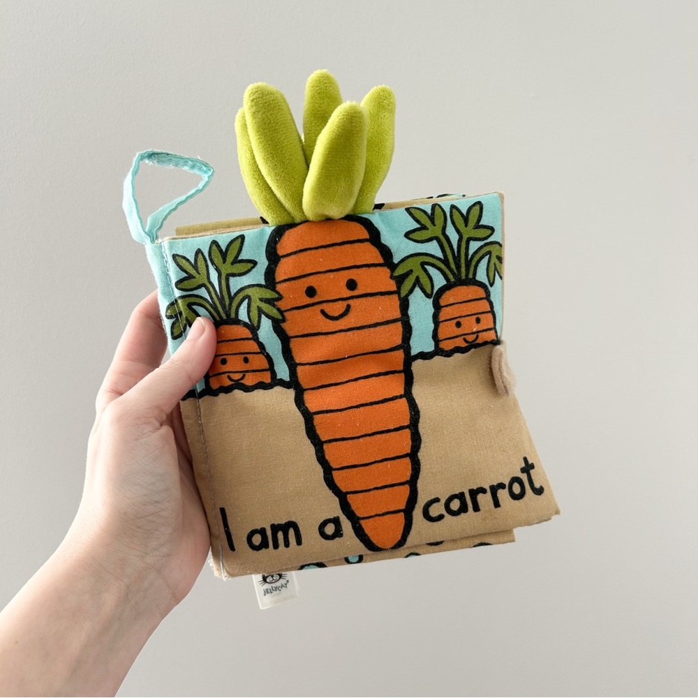 Jelly Cat RETIRED Carrot Book